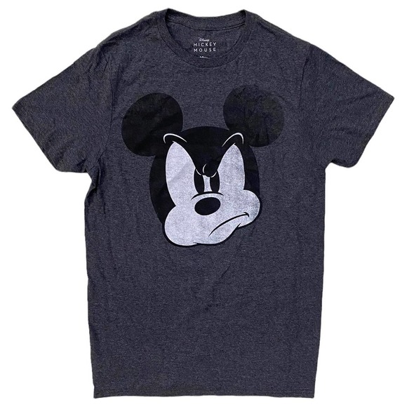 Disney Other - Mickey Mouse Disney Men's Officially Licensed Tee T-Shirt - Angry Mickey